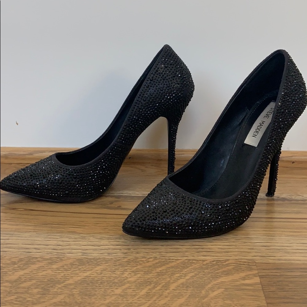 Steve Madden sparkly heals